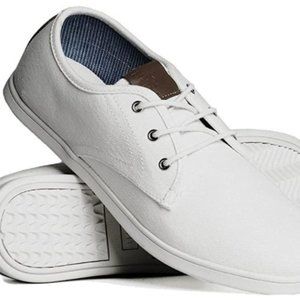 Boathouse Blackwell Mens Isaac Canvas Casual Lace-Up Shoes with Memory foam Inso